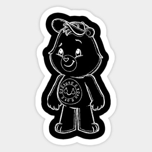 caring handsome bear Sticker